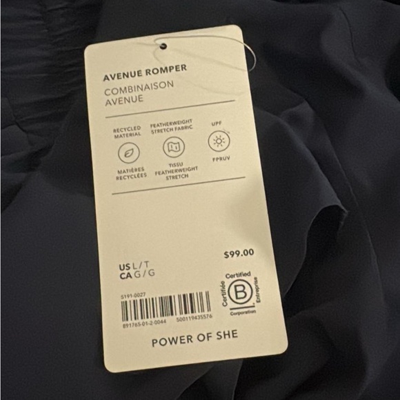 Athleta Avenue Romper // Navy - Picture 10 of 10